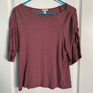 Red Striped Top